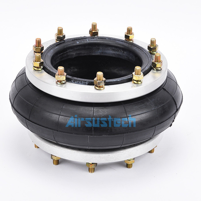 Cilindro neumático industrial enrollado de goma del actuador 280126H-1 de la amortiguación de aire con resorte del reborde solo