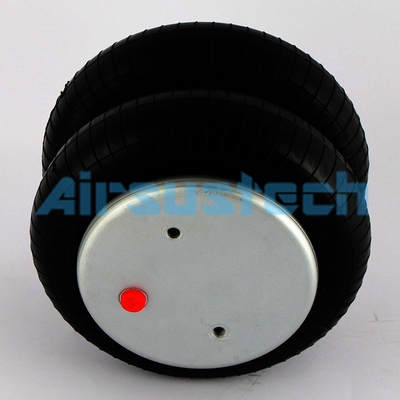 Capa de hierro de caucho negro y zinc blanco placa de suspensión de aire de resorte W01-358-6910 Firestone Bolsa de aire de caucho